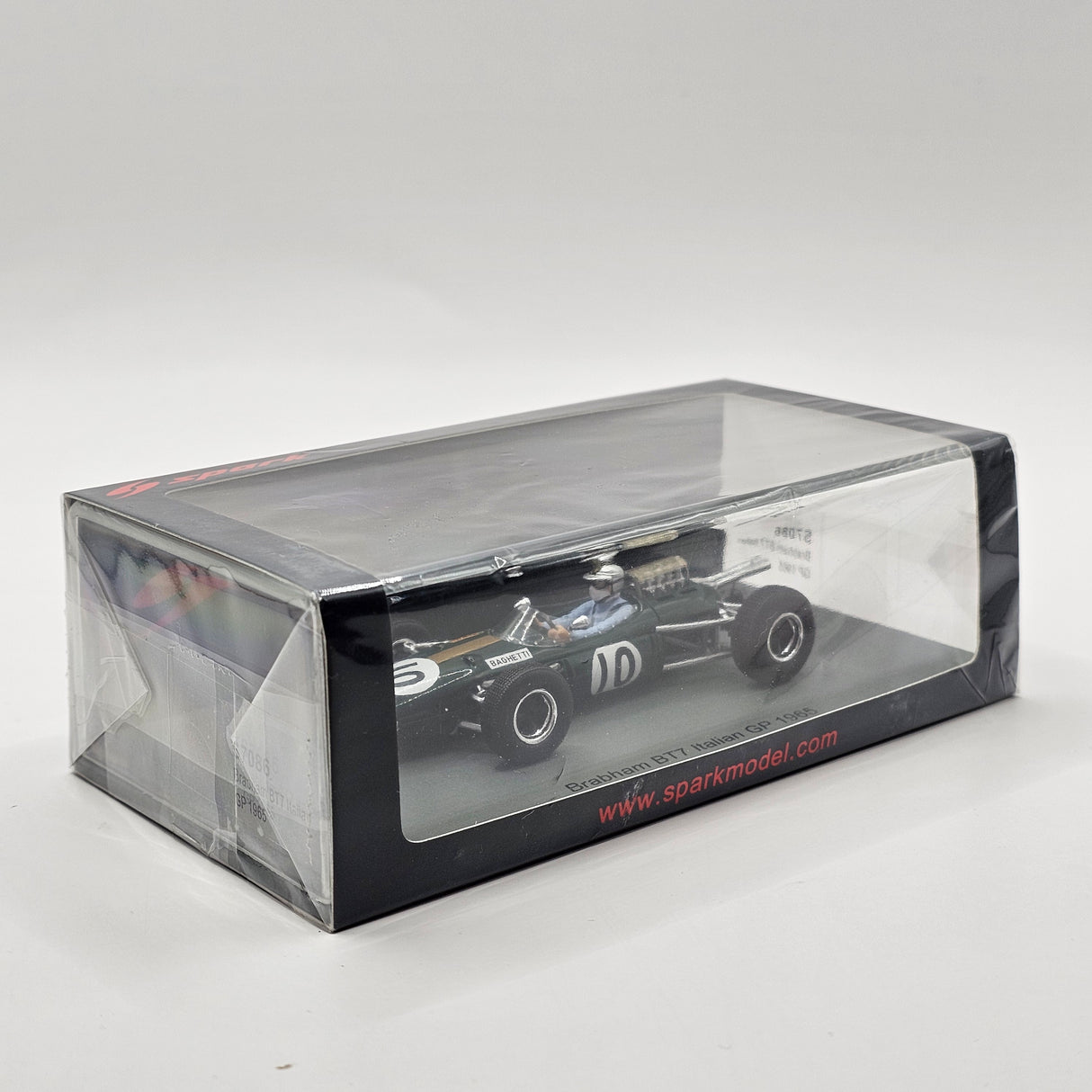 Spark Brabham BT7 #10 Giancarlo Baghetti Italian GP 1965 1/43 Scale S7086