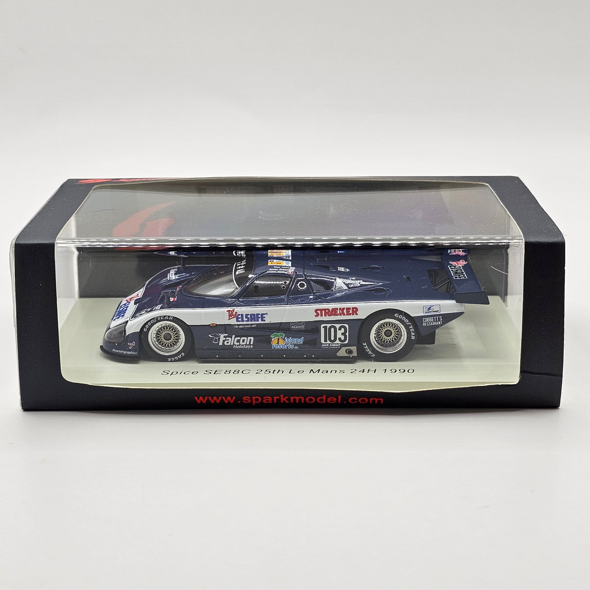 Spark Spice SE88C #103 Team Mako 24Hrs Le Mans 1990 1/43 Scale S6813