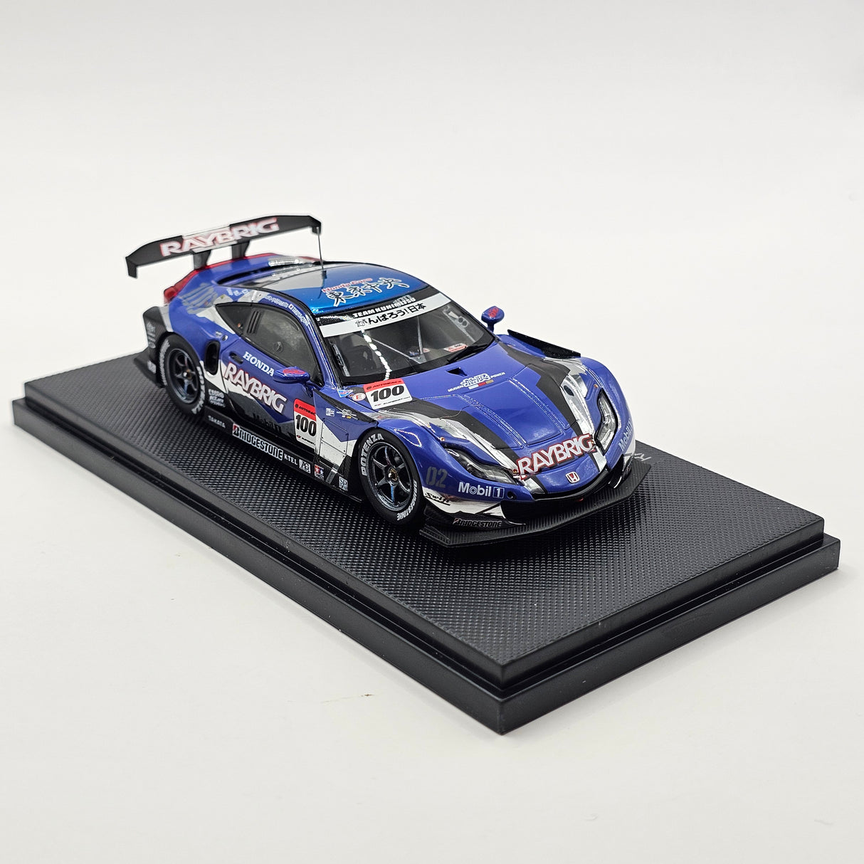 EBBRO Honda HSV-010 #100 Raybrig Team Kunimitsu Super GT GT500 2011 1/43 Scale