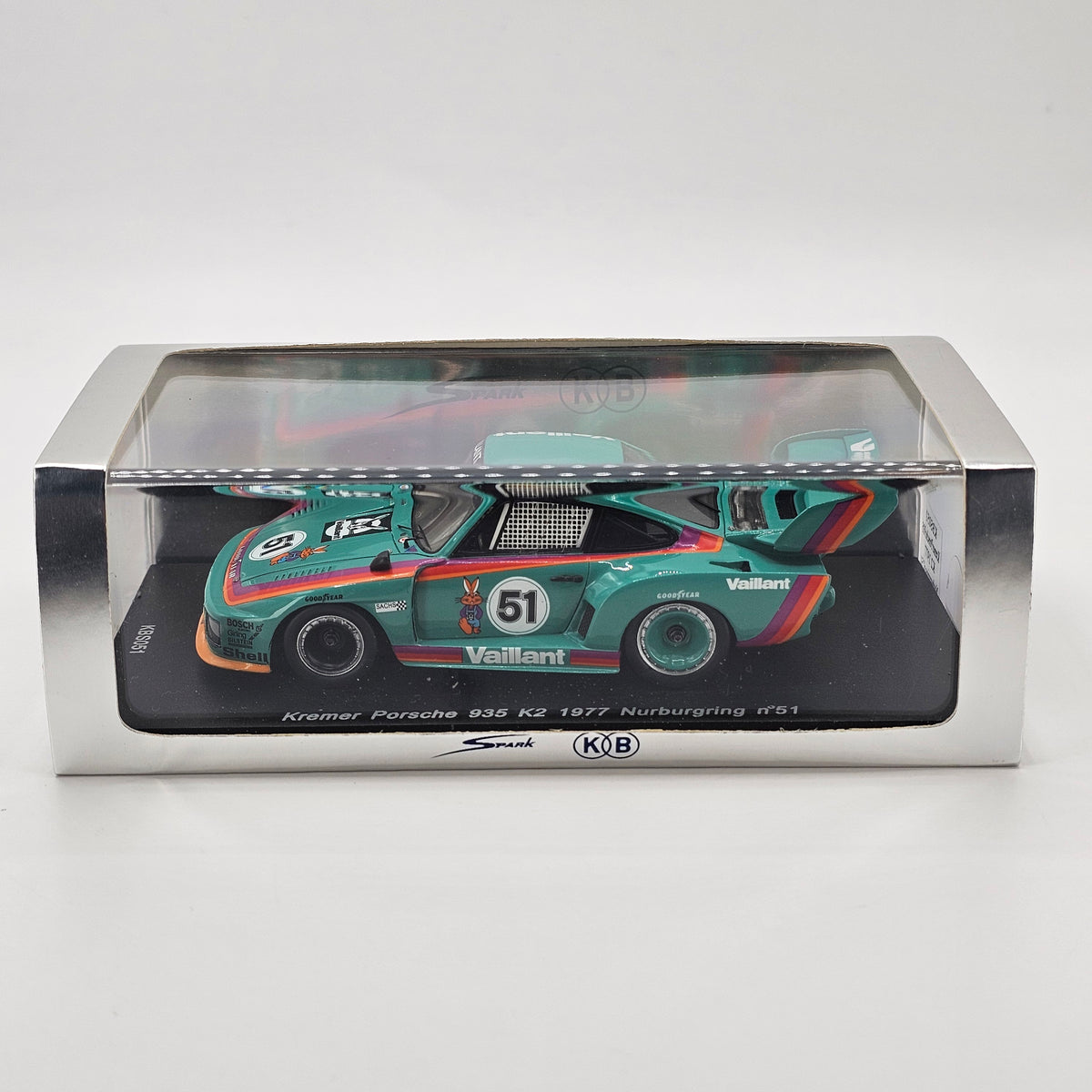 Spark Porsche 935 K2 #51 Kremer Racing Nürburgring 300KM 1977 1/43 Scale