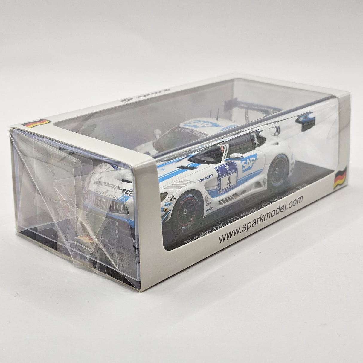Spark Mercedes-AMG GT3 #4 Black Falcon 24Hrs Nurburgring 2016 Winner 1/43 Scale