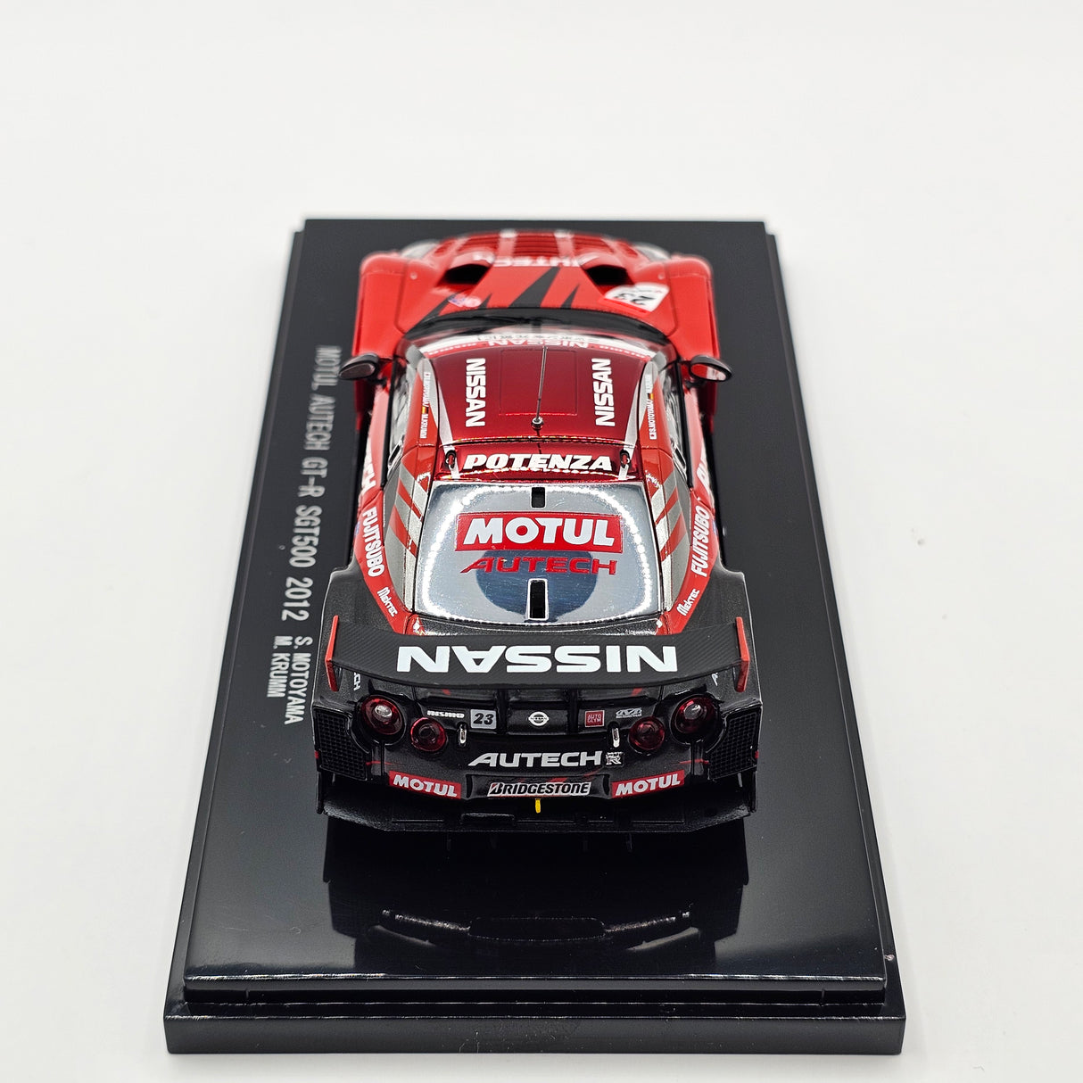 EBBRO Nissan GT-R #23 Motul Autech NISMO Super GT GT500 2012 1/43 Scale