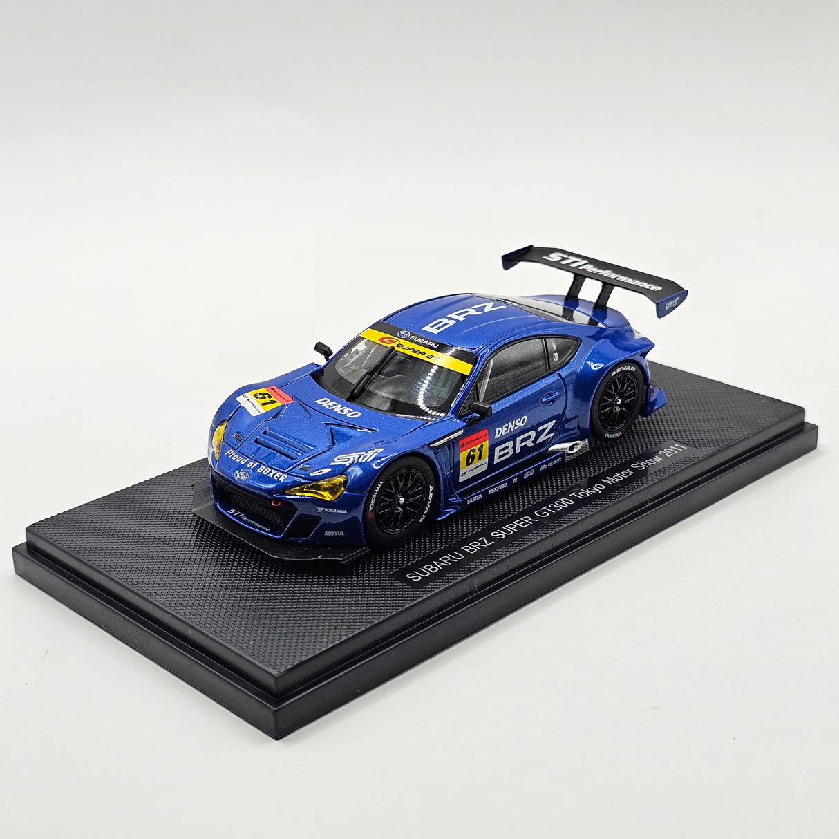 EBBRO Subaru BRZ #61 R&D Sport Tokyo Motor Show 2011 Super GT GT300 1/43 Scale