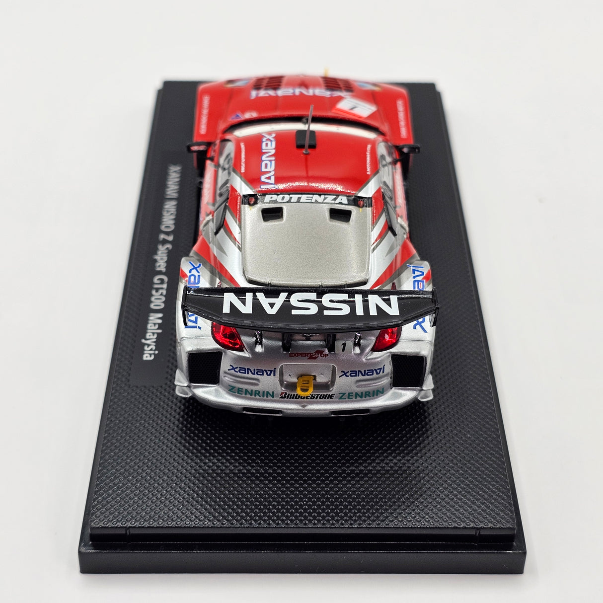 EBBRO Nissan Z #1 Xanavi Nismo Super GT GT500 2005 Malaysia Rd 1/43 Scale