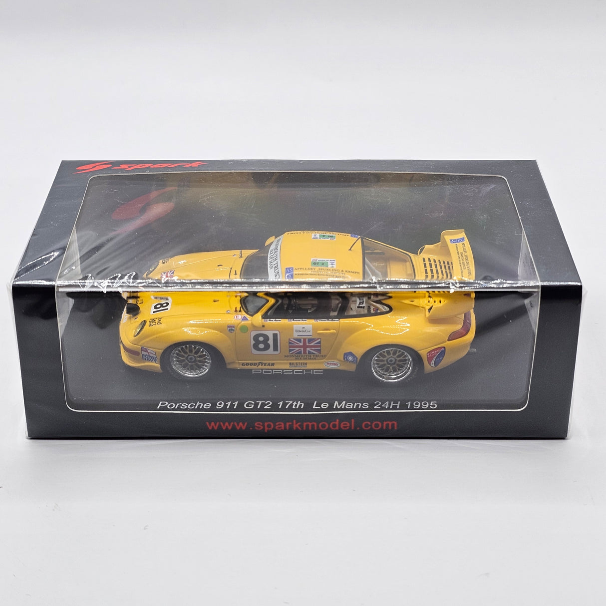 Spark Porsche 911 GT2 #81 Richard Jones Le Mans 24H 1995 1/43 Scale S9900
