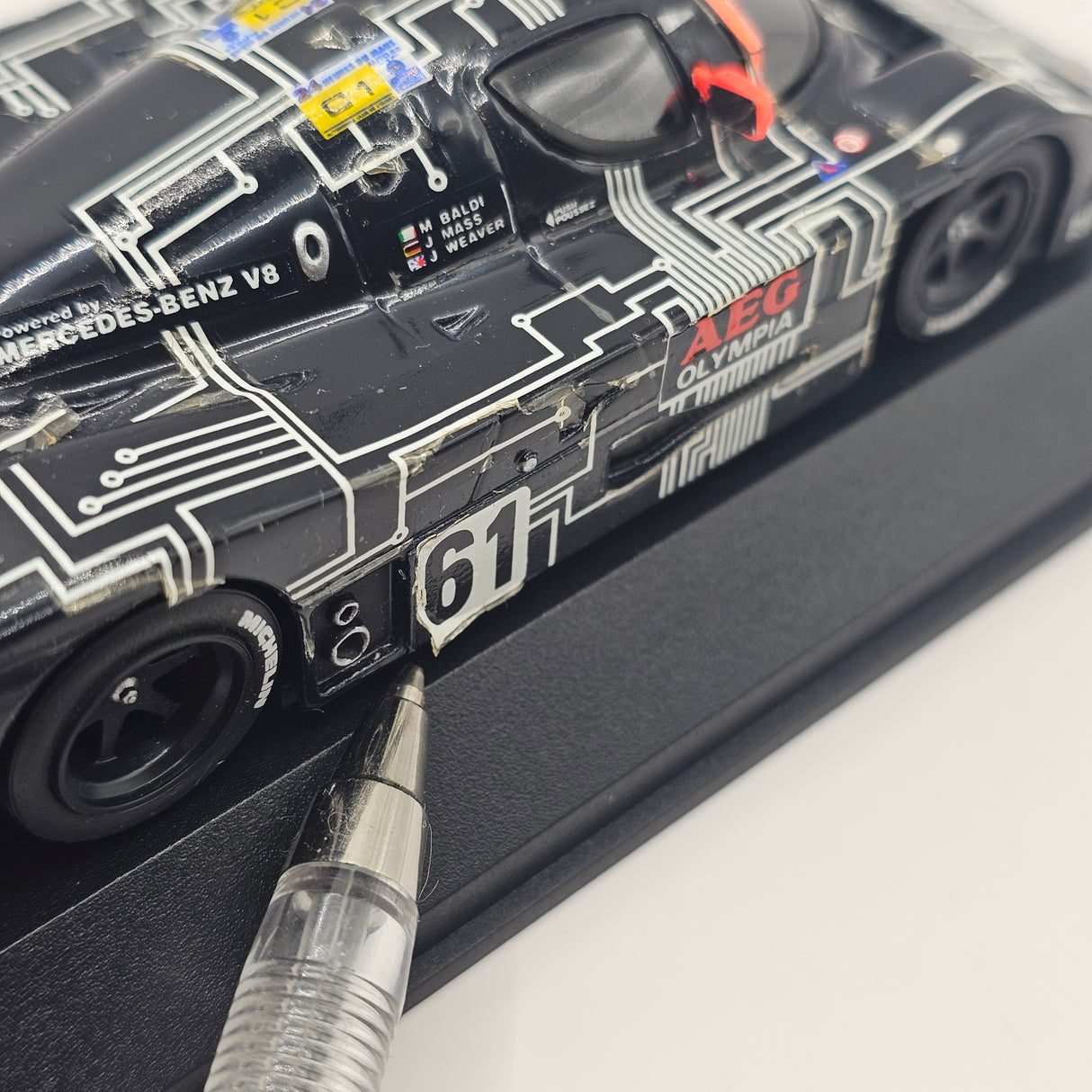 Max Models Mercedes Sauber C9 #61 AEG Le Mans 24Hrs 1988 1/43 Scale