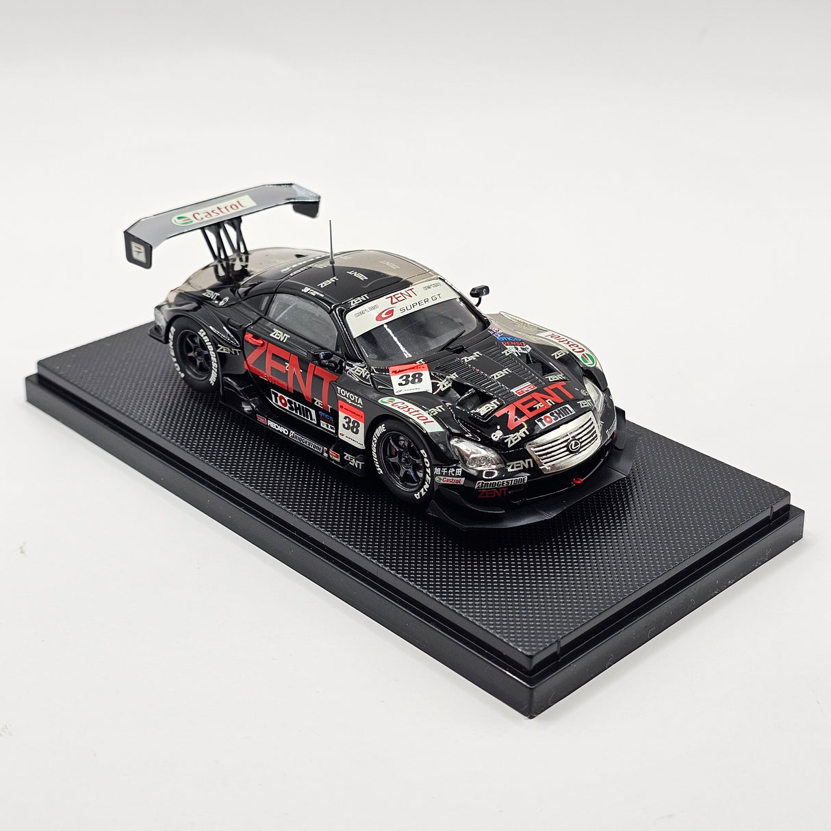 EBBRO Lexus SC430 #38 ZENT Toyota Team Cerumo Super GT GT500 2007 1/43 Scale