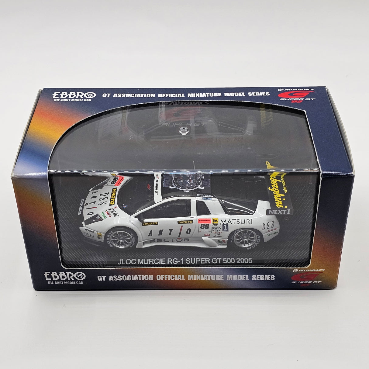 EBBRO Lamborghini Murcielago #88 JLOC Super GT GT500 2005 1/43 Scale