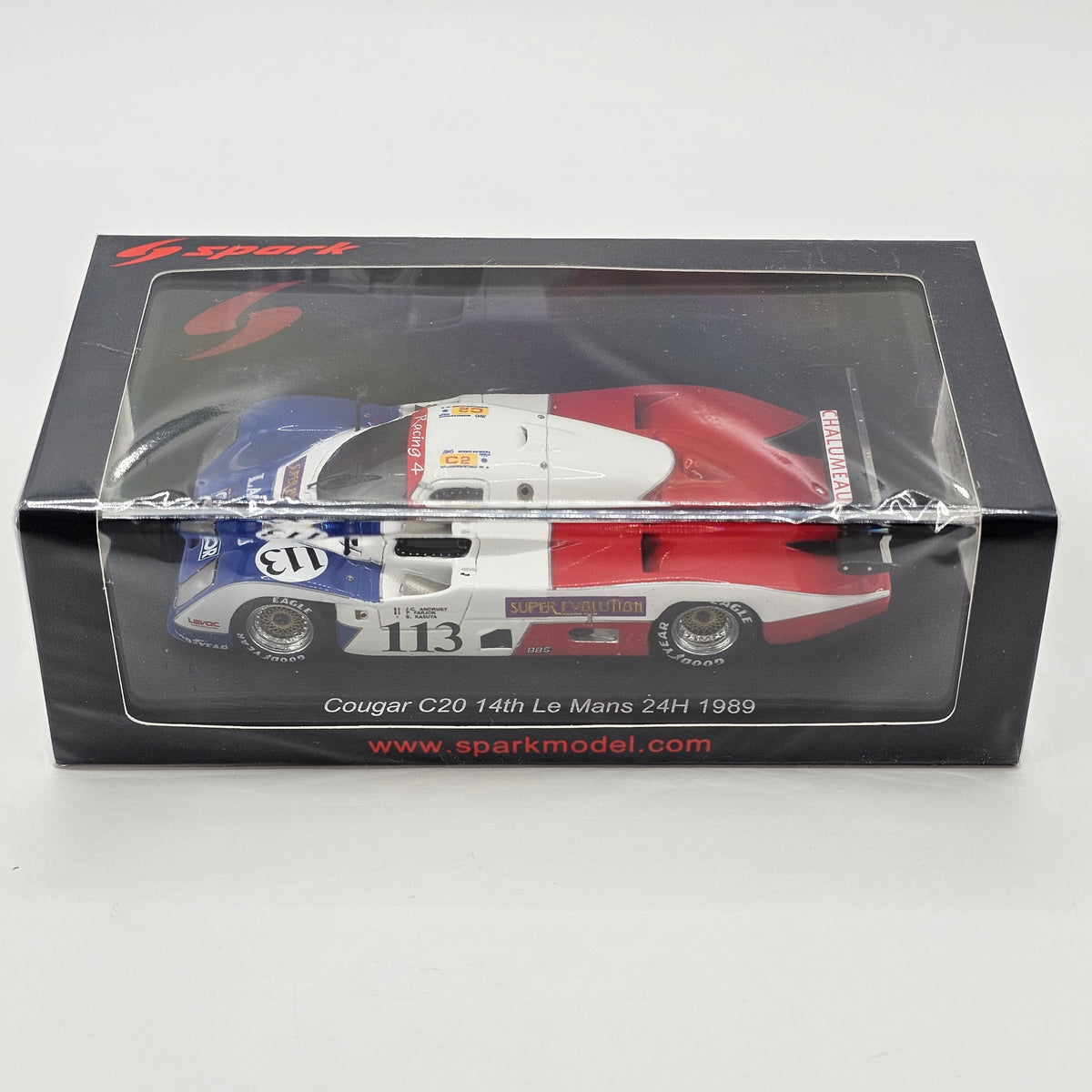 Spark Cougar C20B #113 Courage Compétition 24Hrs Le Mans 1989 1/43 Scale
