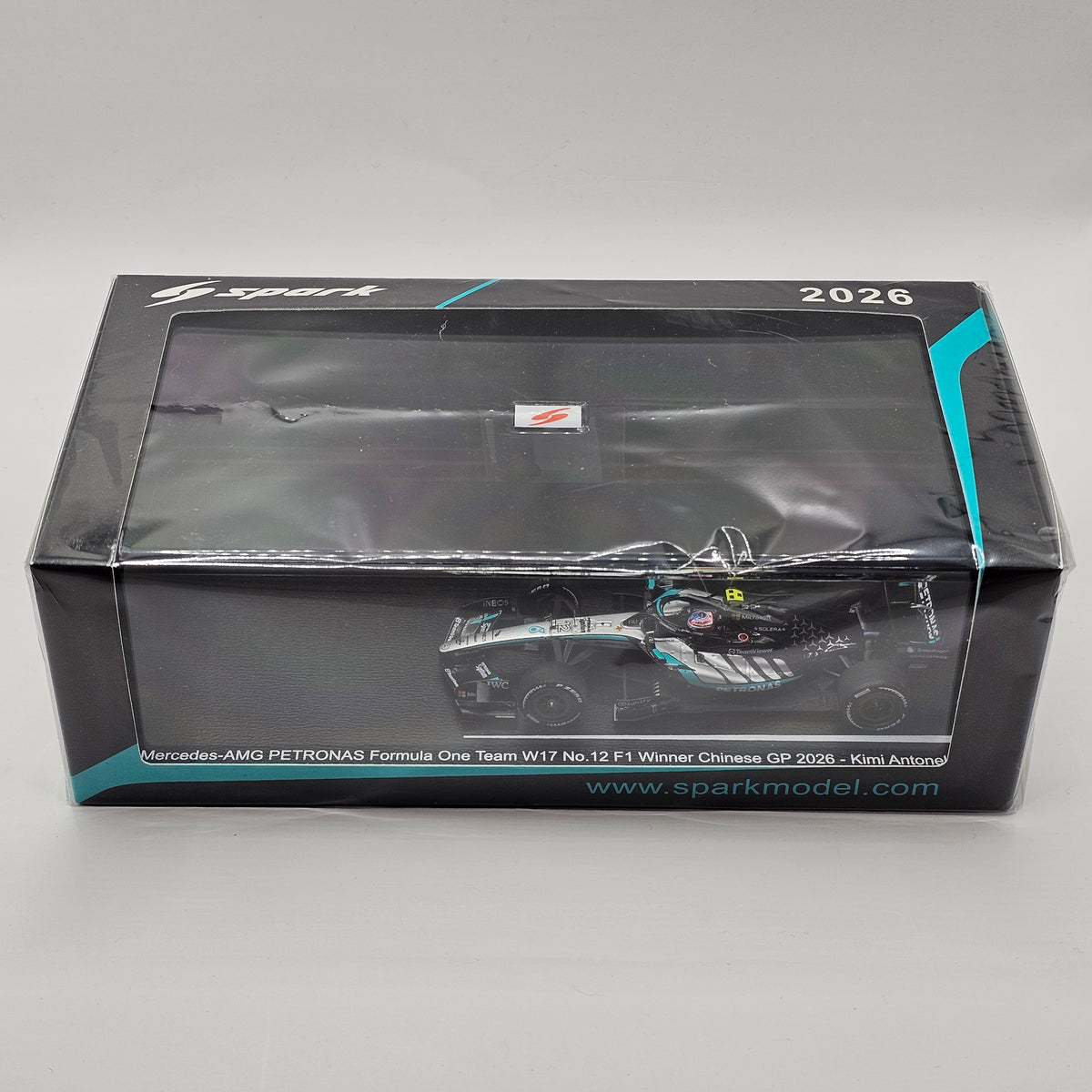 Spark Mercedes-AMG W17 No.12 Antonelli Winner Chinese GP 2026 1/43 Scale
