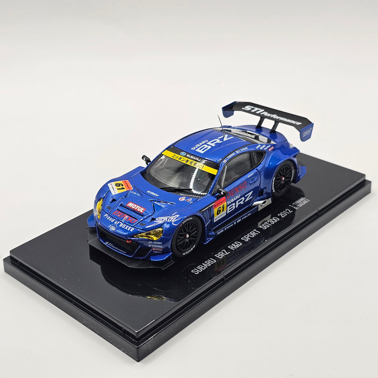 EBBRO Subaru BRZ #61 R&D Sport Super GT GT300 2012 1/43 Scale