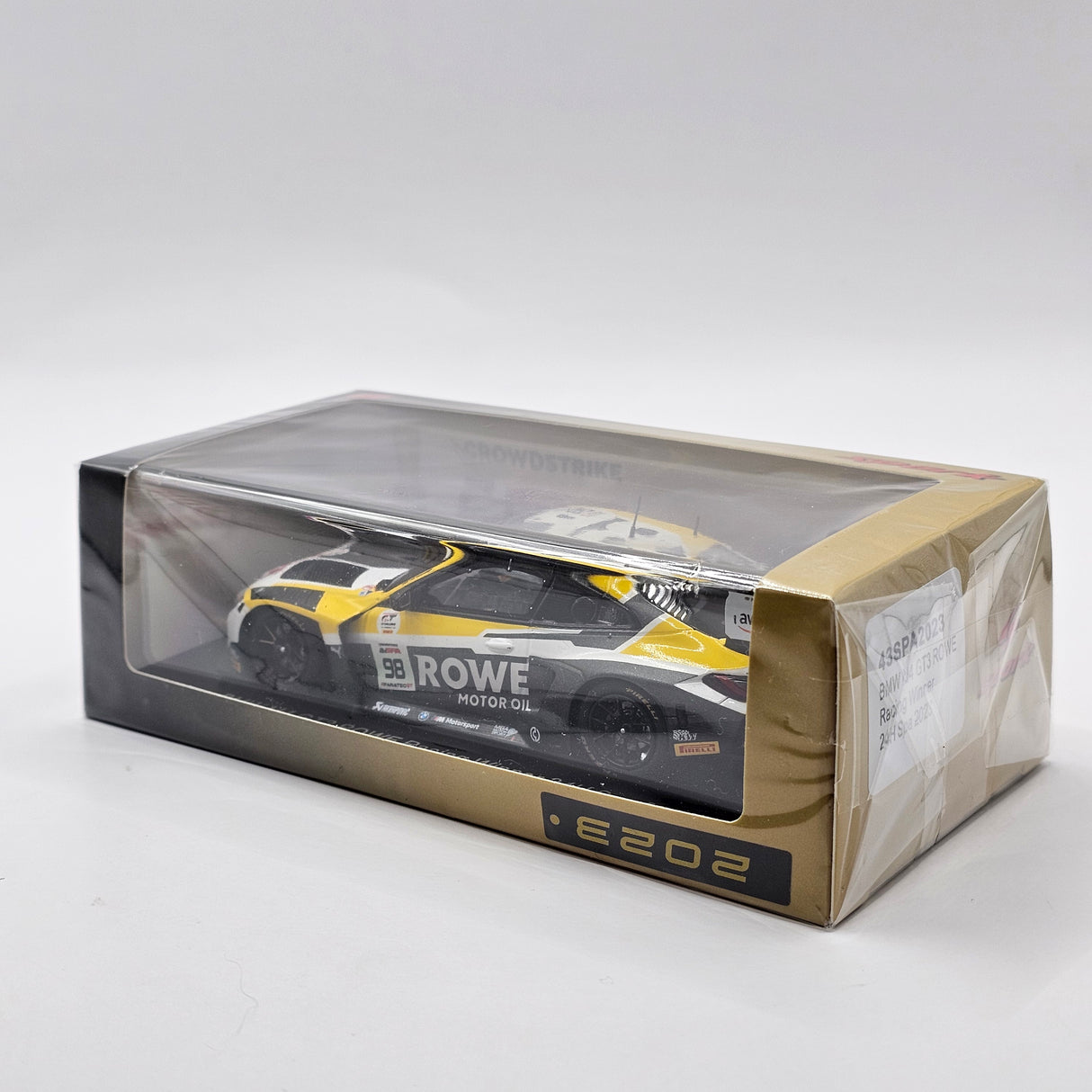 Spark BMW M4 GT3 #98 Rowe Racing Winner 24Hrs Spa 2023 1/43 Scale