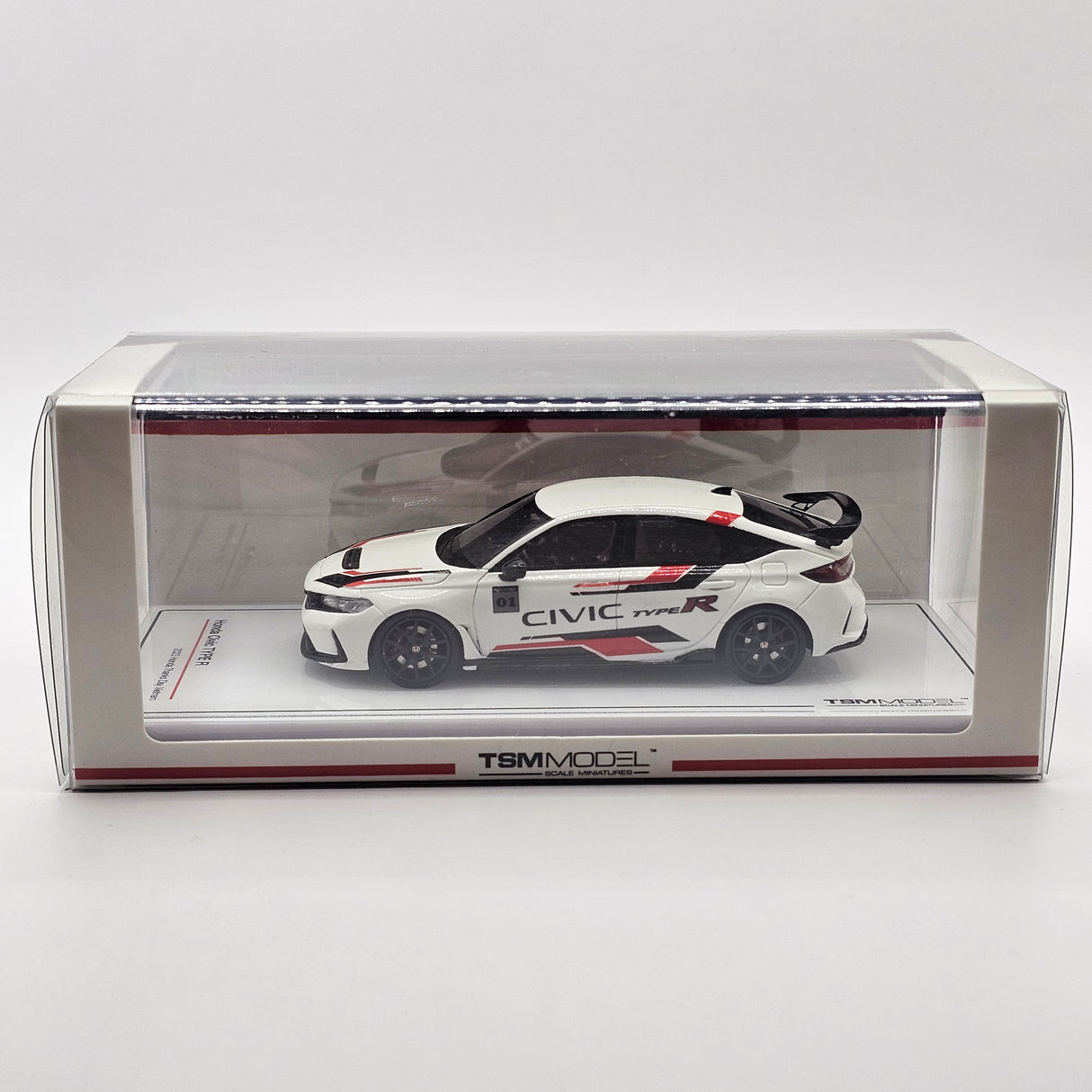 Truescale TSM Honda Civic Type-R 2023 Honda Thanks Day Vietnam White 1/43 Scale