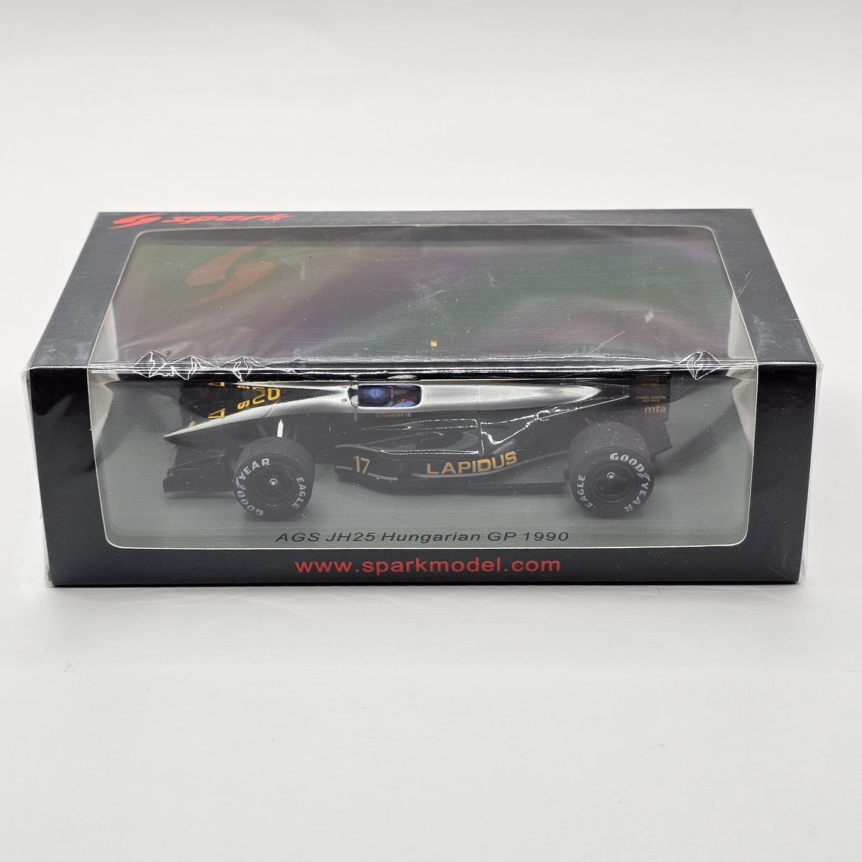 Spark AGS JH25 #17 Gabriele Tarquini Hungarian GP 1990 1/43 Scale S7222