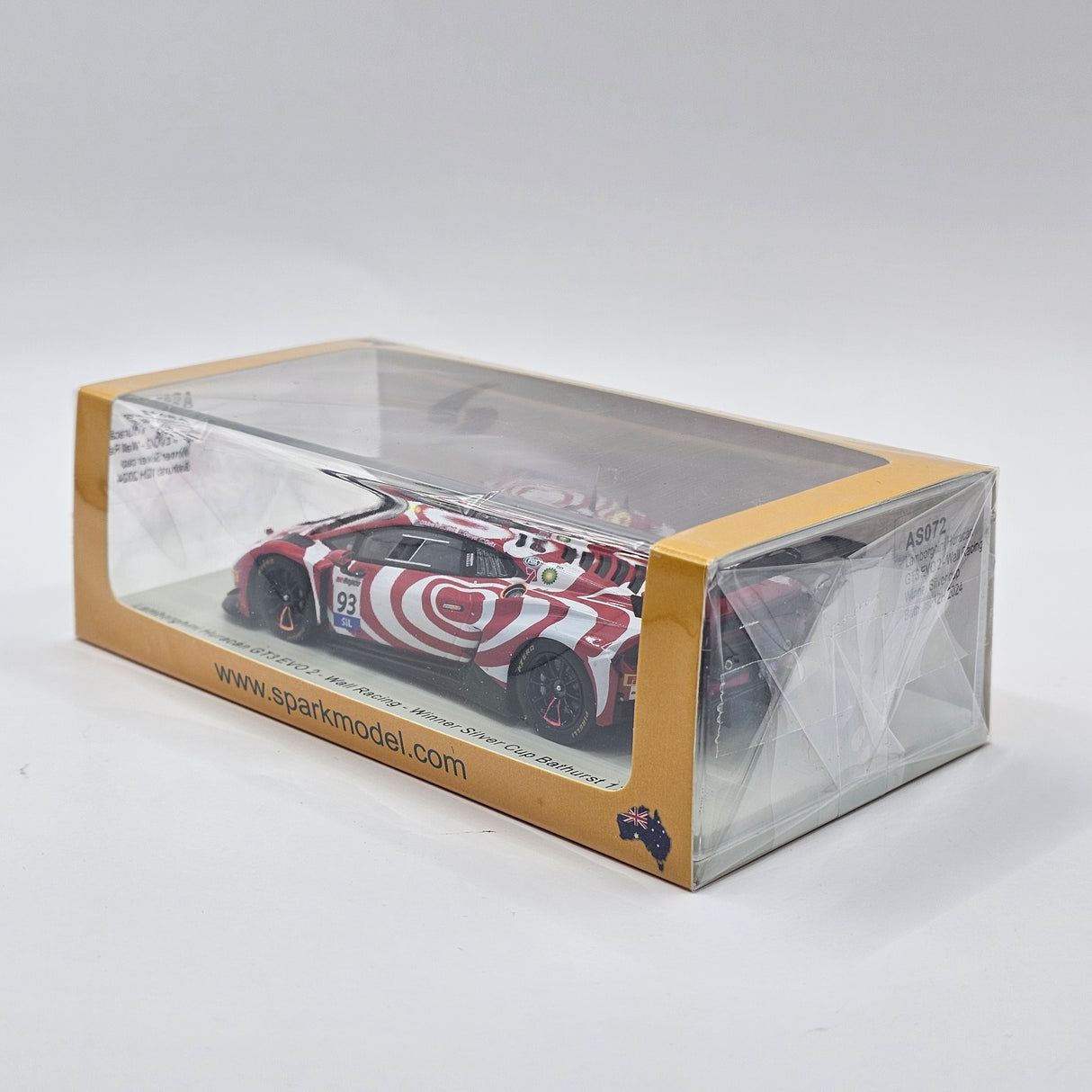 Spark Lamborghini Huracan GT3 #93 Wall 12Hrs Bathurst 2024 Silver Winner 1/43 Scale