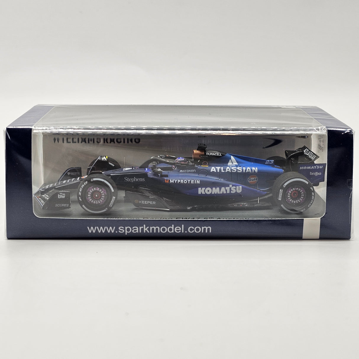 Spark Williams FW47 #23 Alex Albon 5th Australian GP 2025 1/43 Scale S9582