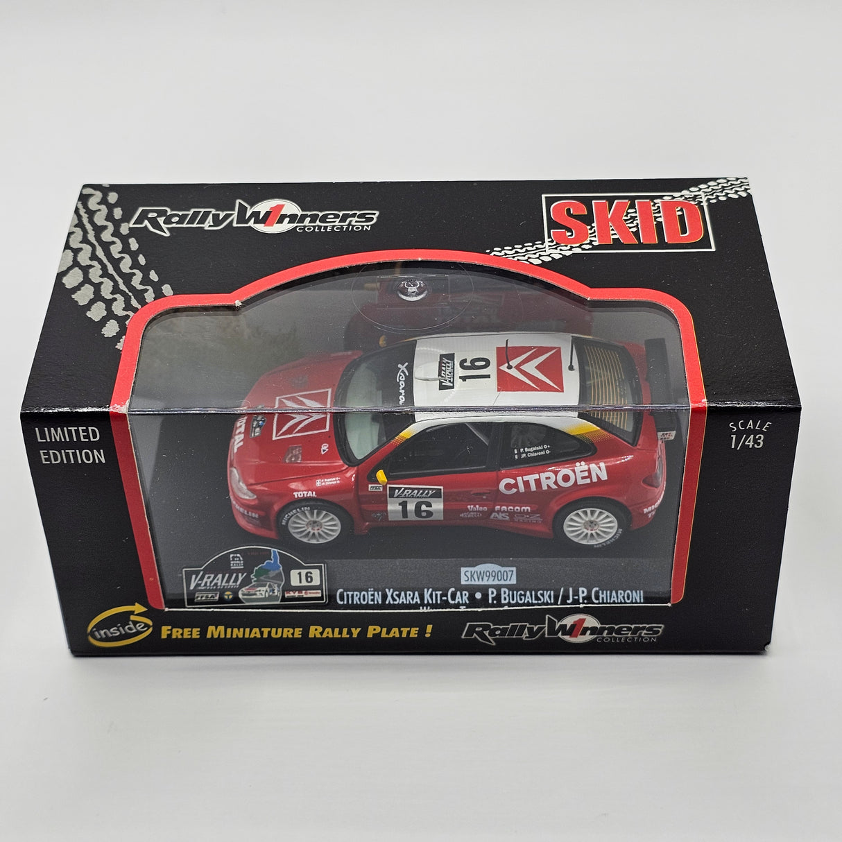 Vitesse Skid Citroen Xsara Kit Car #16 Winner Tour De Corse 1999 1/43 Scale