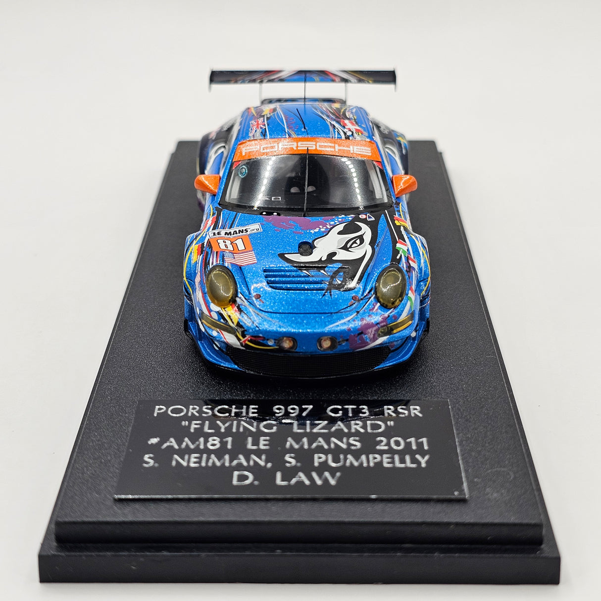 Spark Porsche 997 GT3-RSR #81 Flying Lizard 24Hrs Le Mans 2011 1/43 Scale S3423