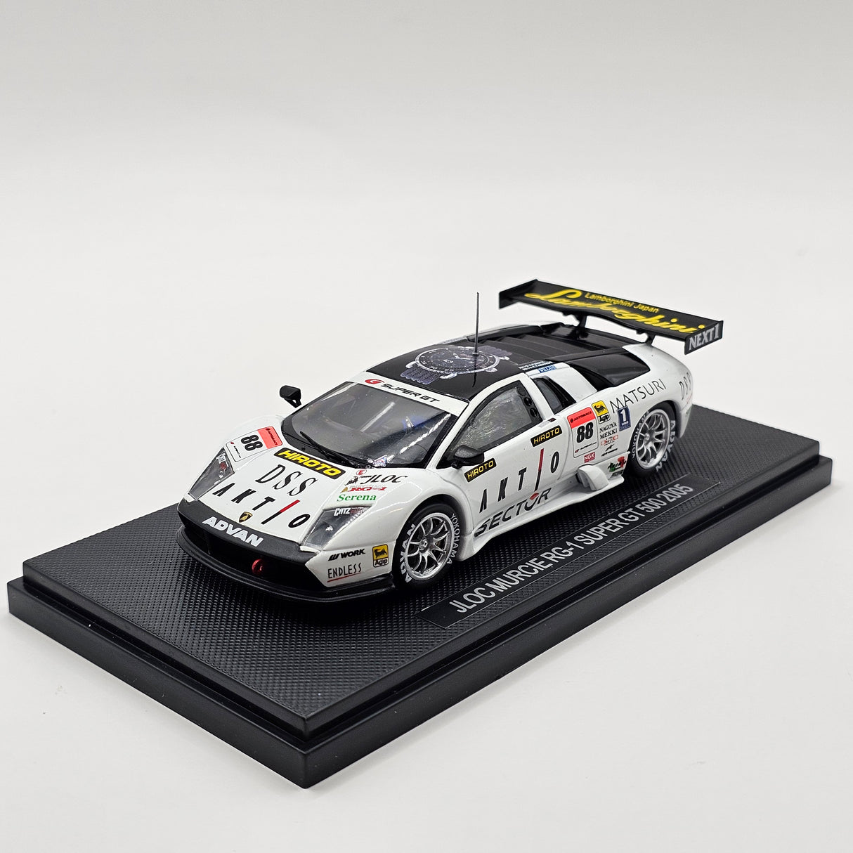 EBBRO Lamborghini Murcielago #88 JLOC Super GT GT500 2005 1/43 Scale