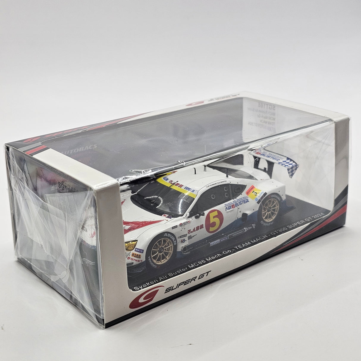 Spark Toyota 86 MC #5 Team Mach Super GT GT300 2024 1/43 Scale SGT166