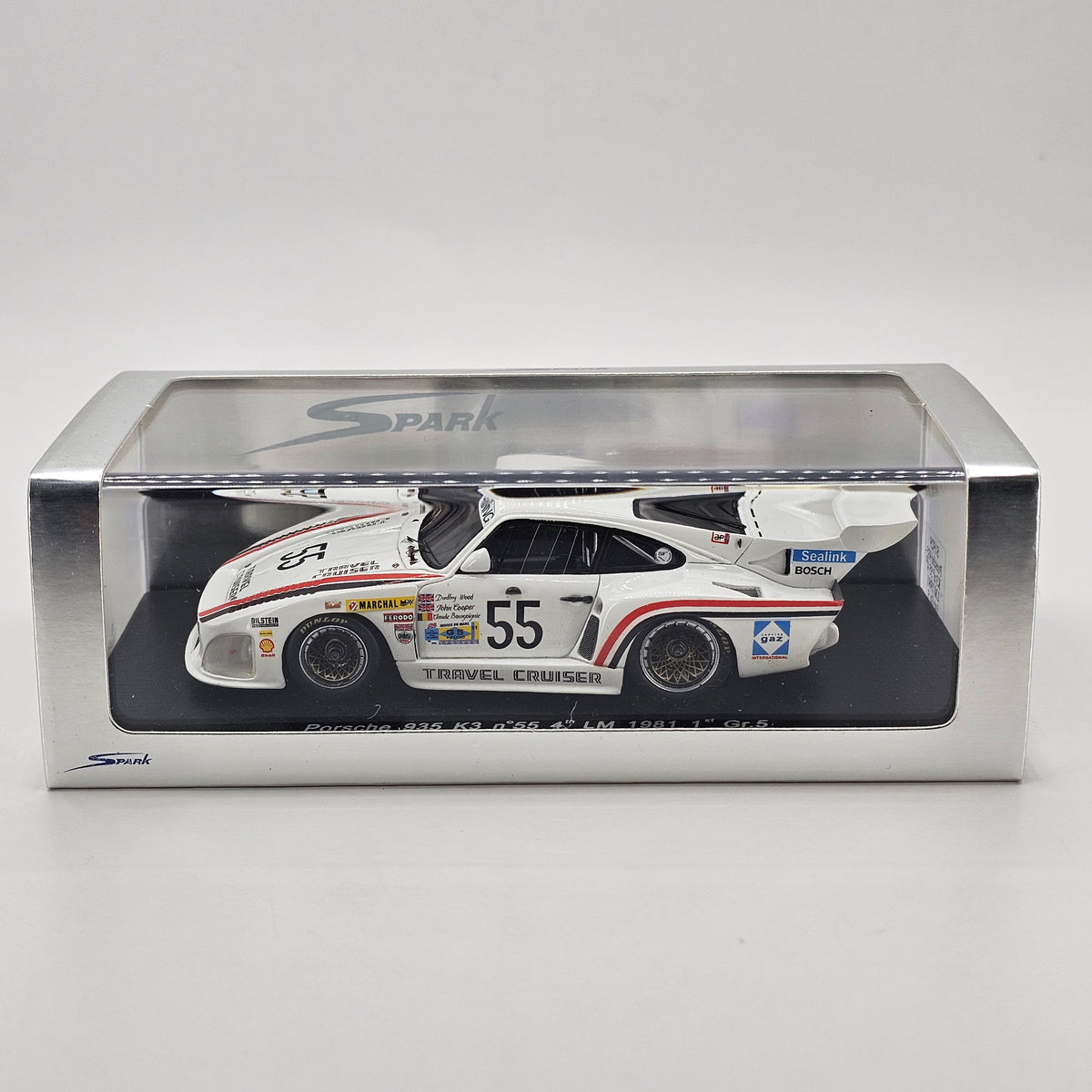 Spark Porsche 935 K3 #55 Charles Ivey Racing Gr5 Winner 24Hrs Le Mans 1981 1/43 Scale