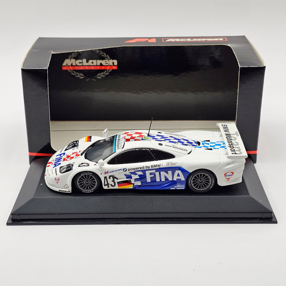 Minichamps McLaren F1 GTR Long Tail #43 BMW Motorsport Le Mans 1997 1/43 Scale