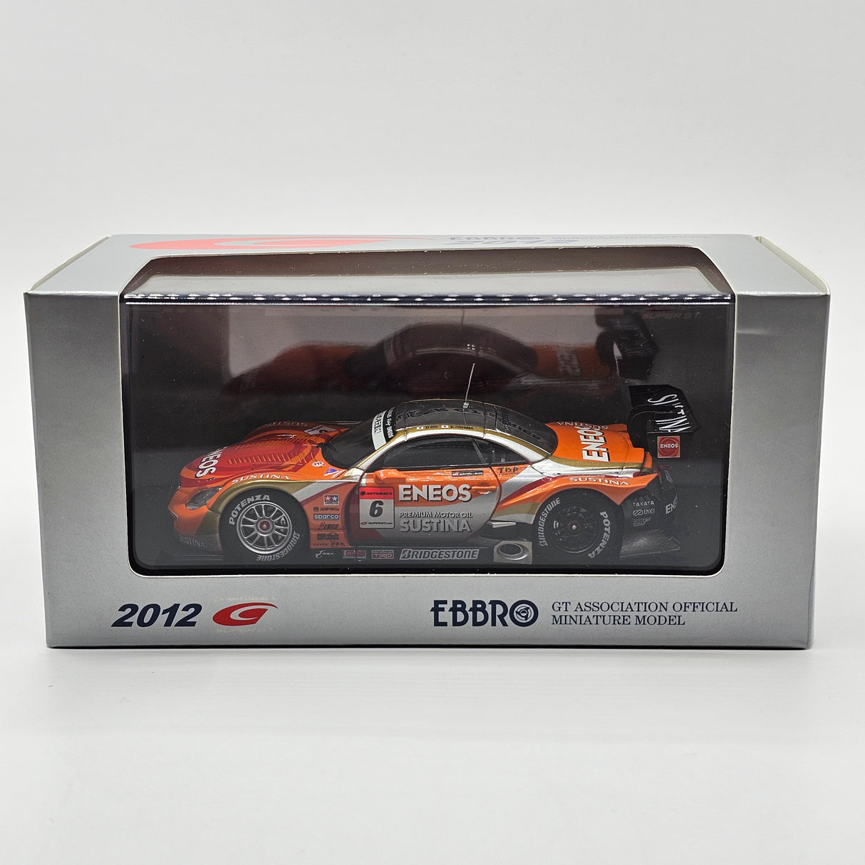 EBBRO Lexus SC430 #6 Lexus Team LeMans ENEOS Super GT 2012 1/43 Scale