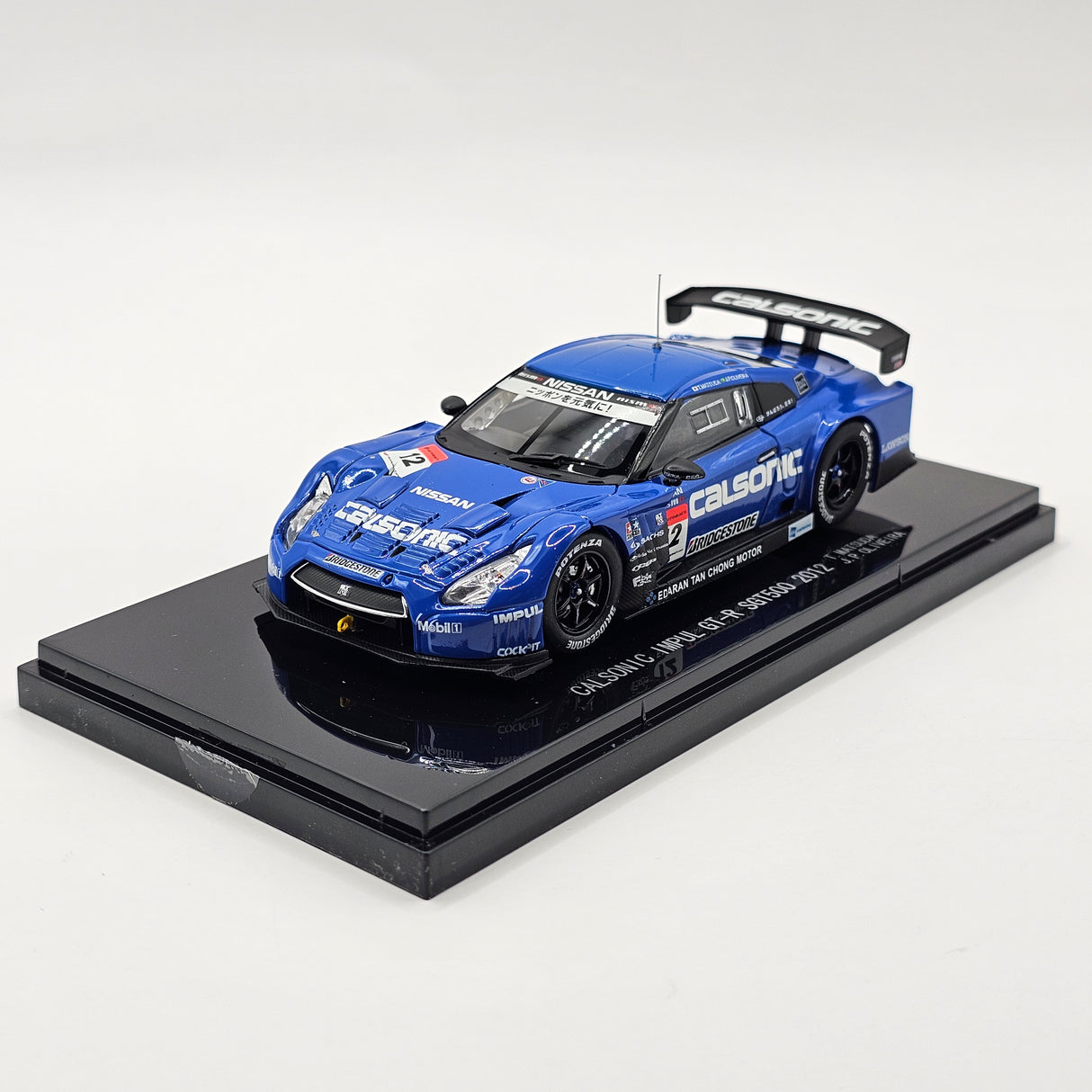 EBBRO Nissan GT-R GT500 #12 Calsonic Team Impul Super GT 2012 1/43 Scale