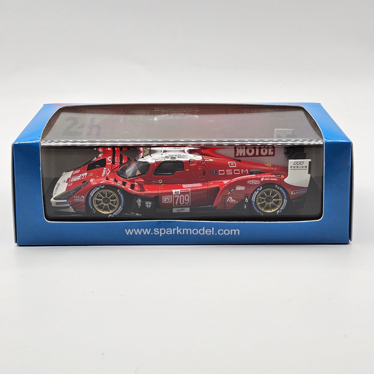 Spark Glickenhaus 007 LMH #709 Glickenhaus Racing 24Hrs Le Mans 2021 1/43 Scale