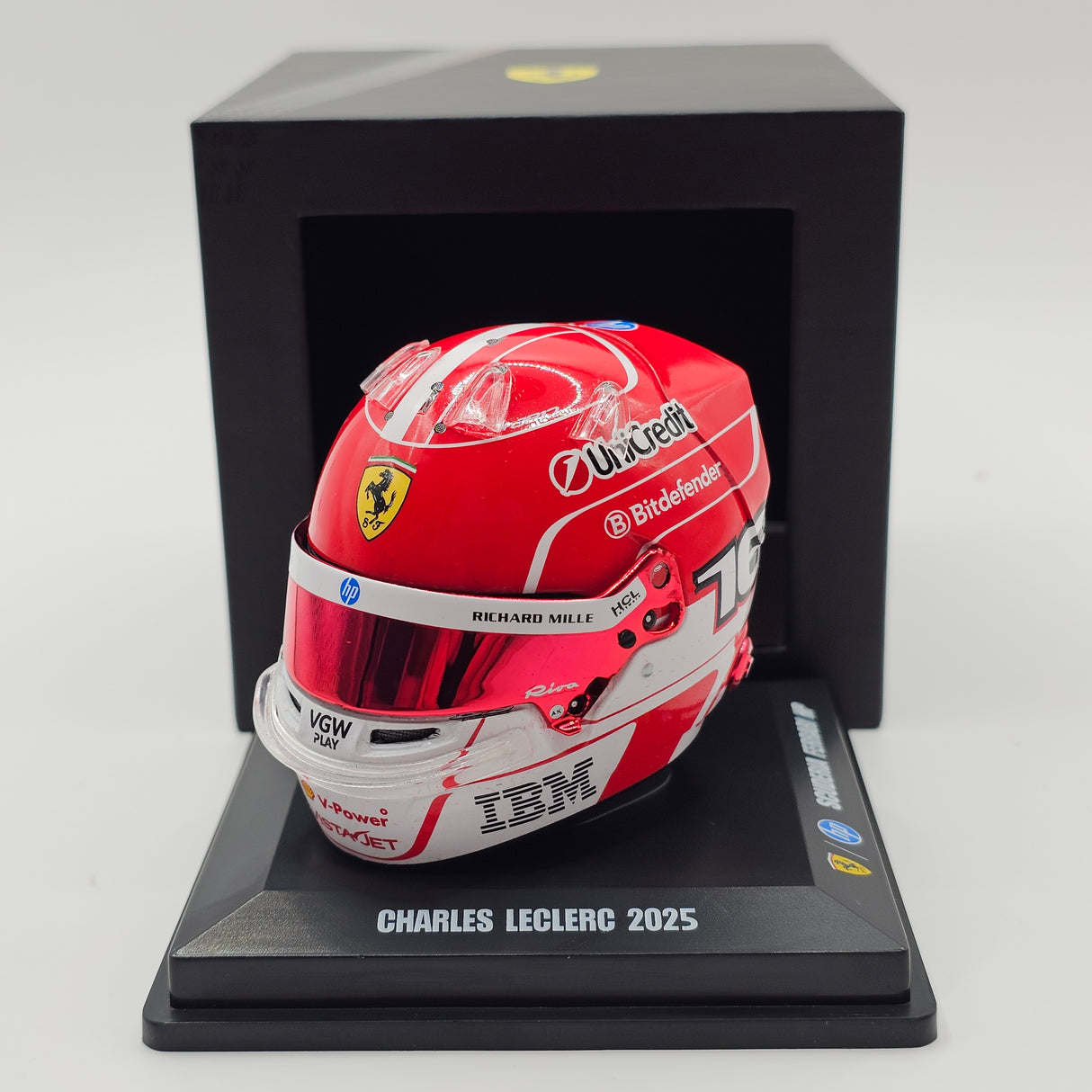 Looksmart Charles Leclerc Scuderia Ferrari HP Formula One 2025 1/5 Scale Helmet