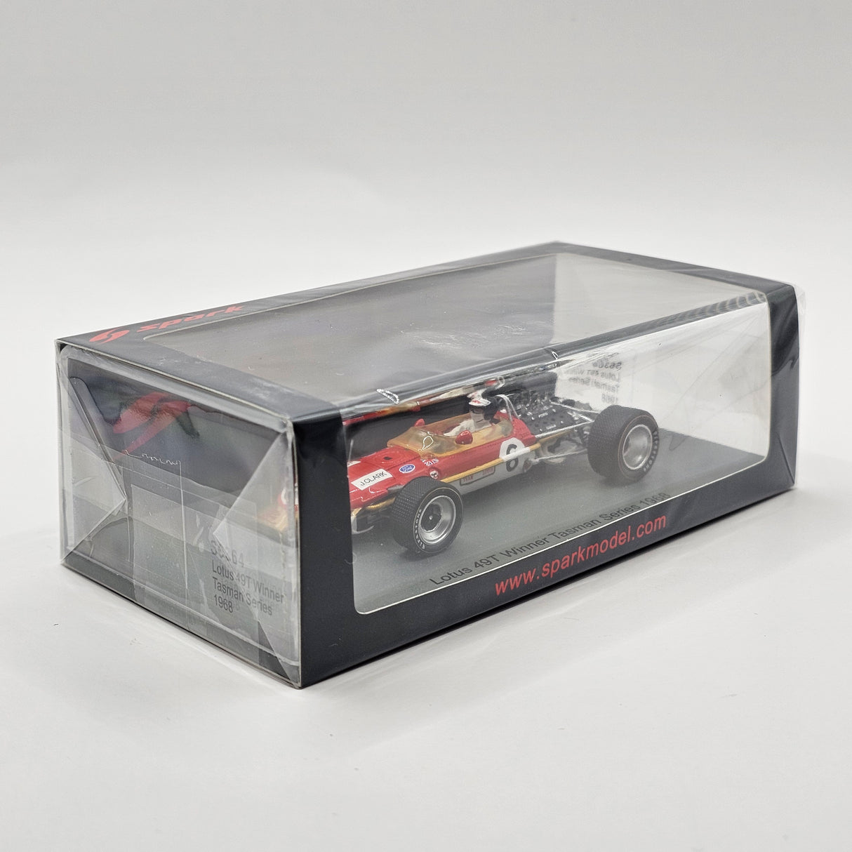 Spark Lotus 49T #6 Jim Clark Winner Tasman Series 1968 1/43 Scale S6364