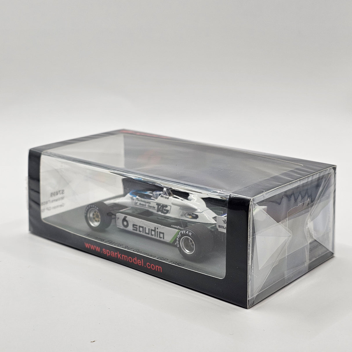 Spark Williams FW08 #6 Keke Rosberg 3rd German GP 1982 1/43 Scale S7499