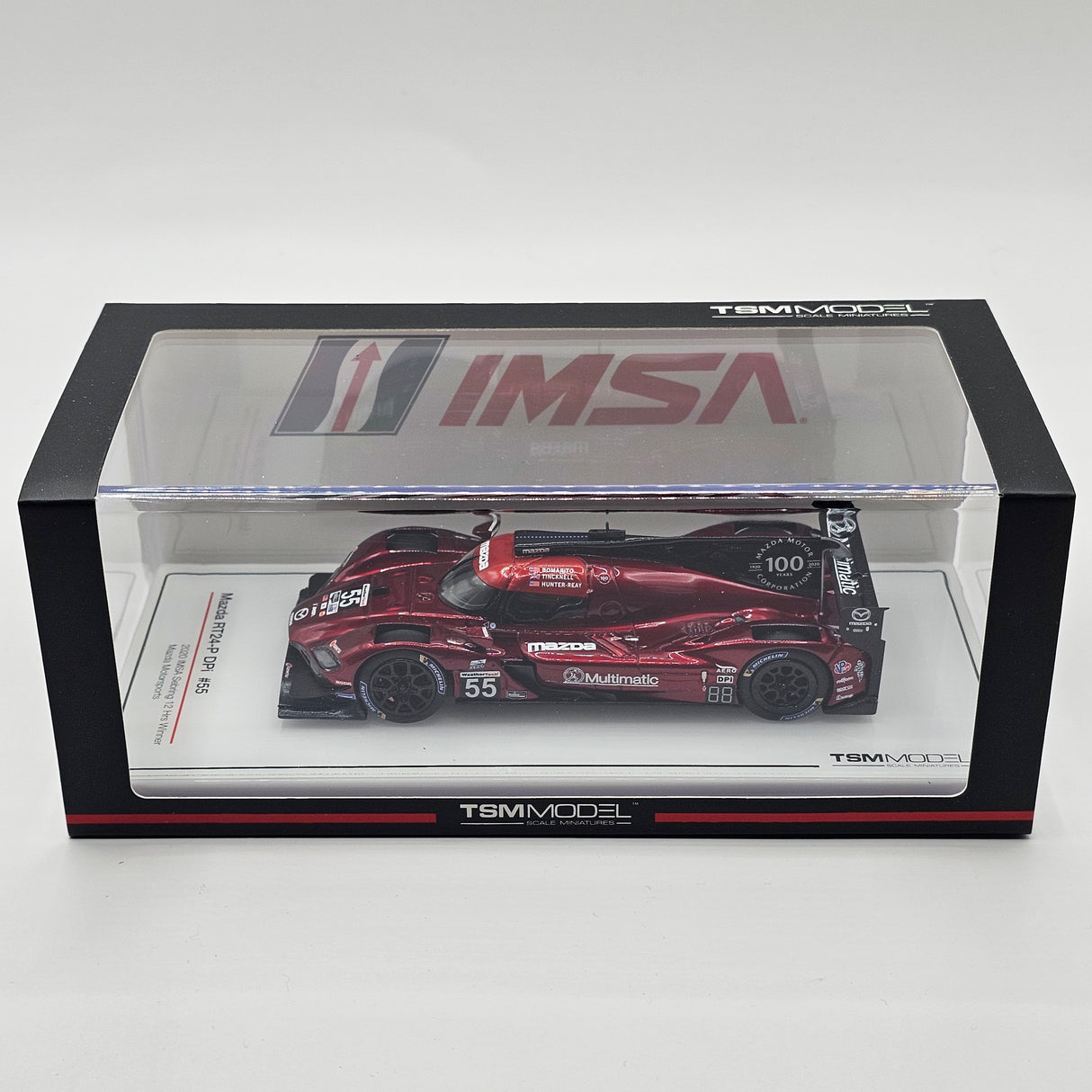 Truescale TSM Mazda RT24-P DPI #55 2020 IMSA Sebring 12 Hours Winner 1/43 Scale