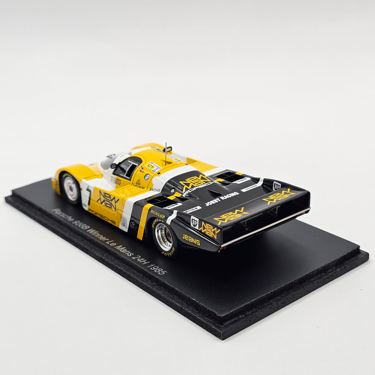 Spark Porsche 956B #7 NewMan Joest Racing 24Hrs Le Mans 1985 Winner 1/43 Scale