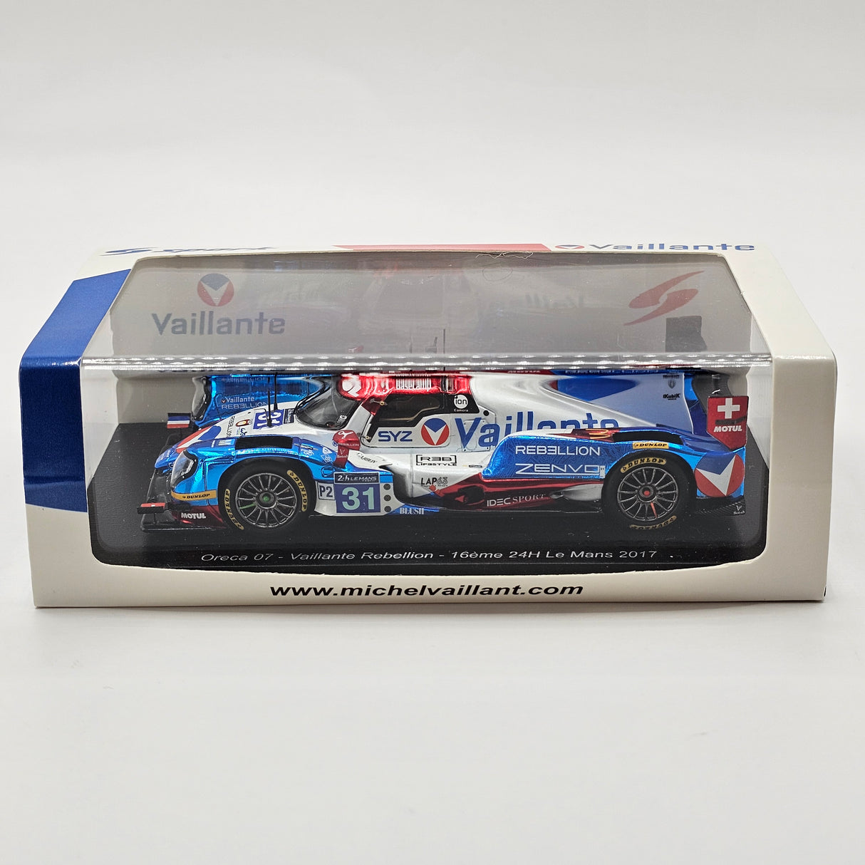 Spark Oreca 07 Gibson #31 Vaillante Rebellion 24Hrs Le Mans 2017 1/43 Scale MV10
