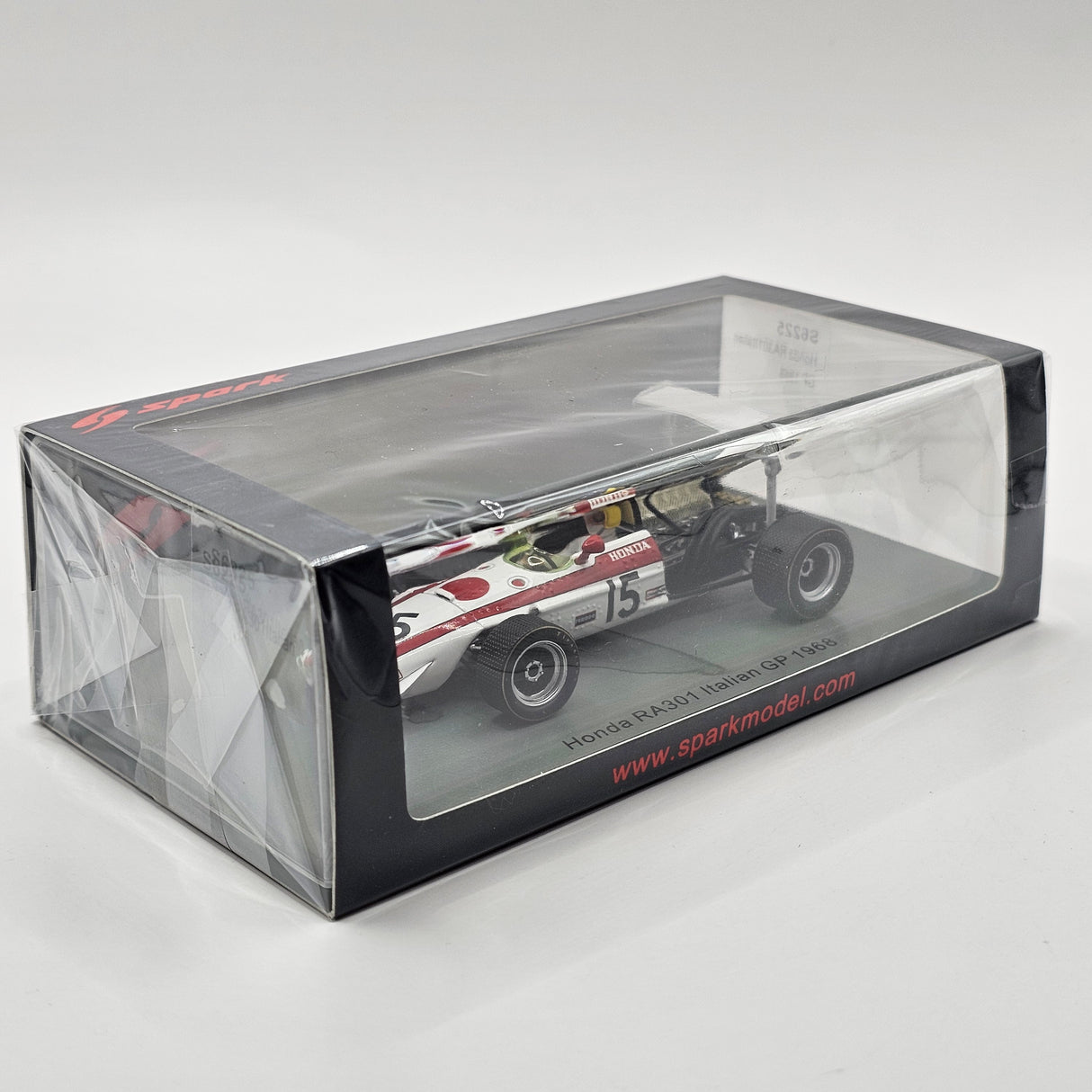 Spark Honda RA301 #15 David Hobbs Italian F1 GP 1968 1/43 Scale S6225