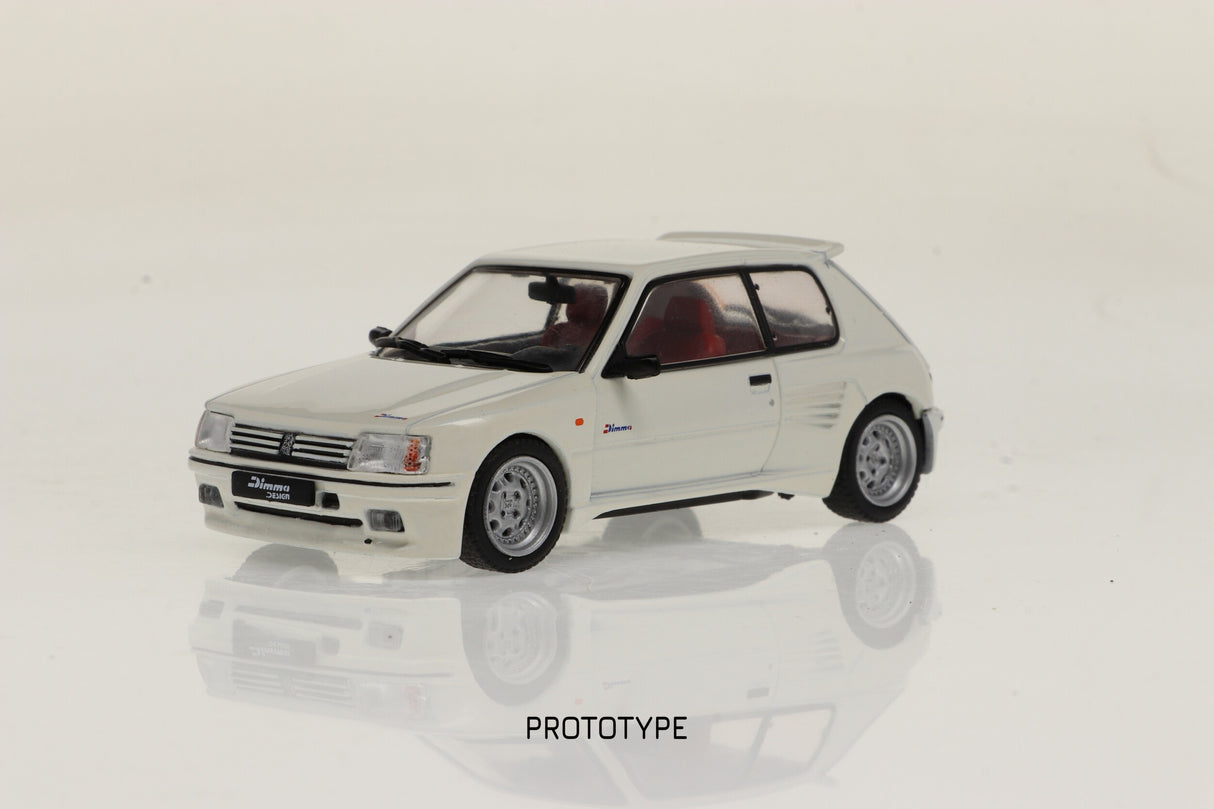 Solido Peugeot 205 GTI Dimma Body Kit 1989 White 1/43 Scale