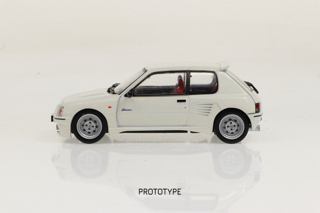 Solido Peugeot 205 GTI Dimma Body Kit 1989 White 1/43 Scale