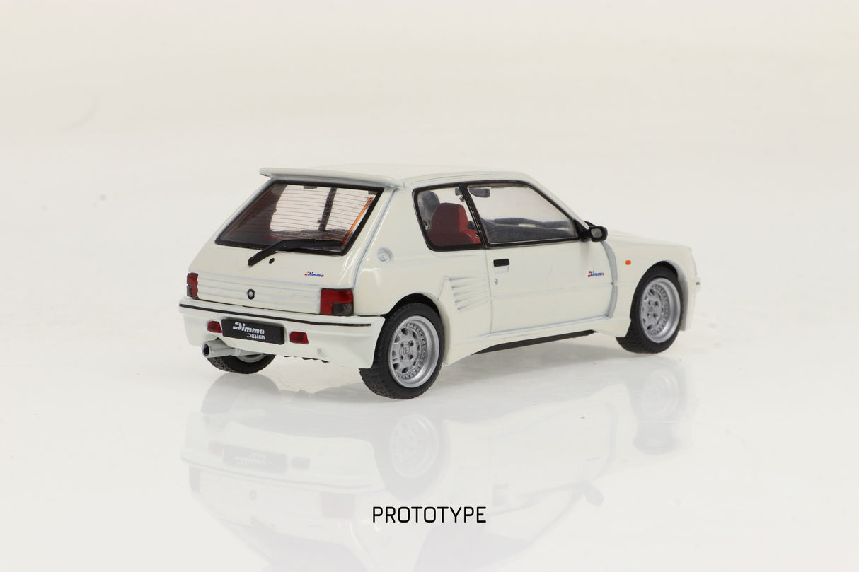 Solido Peugeot 205 GTI Dimma Body Kit 1989 White 1/43 Scale