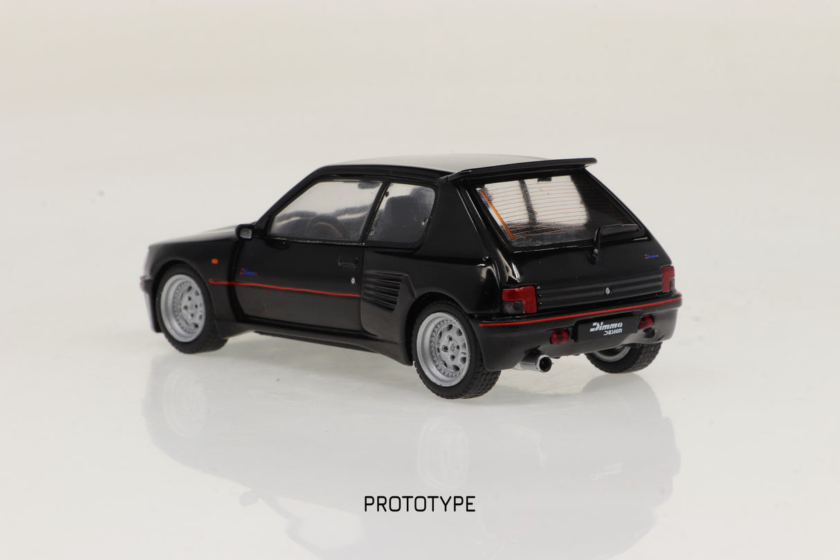 Solido Peugeot 205 GTI Dimma Body Kit 1989 Black 1/43 Scale