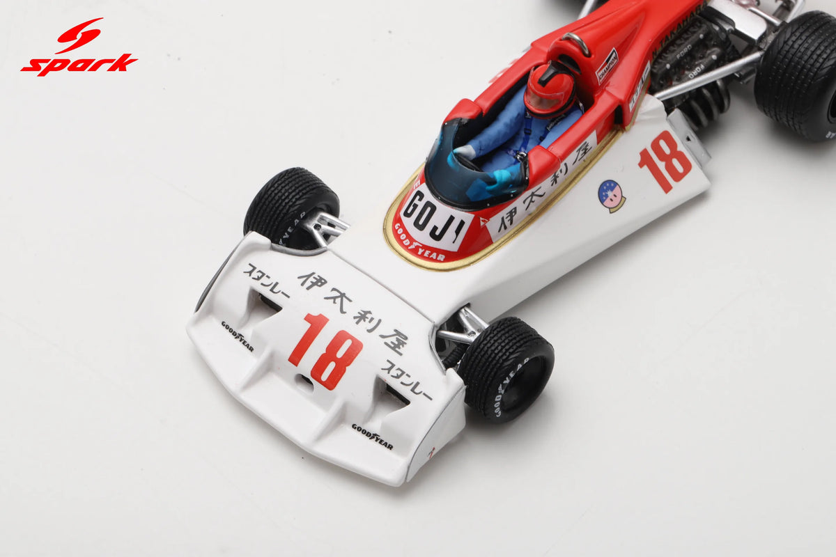 Spark Surtees TS19 #18 Noritake Takahara 1976 Japanese F1 Grand Prix 1/43 Scale