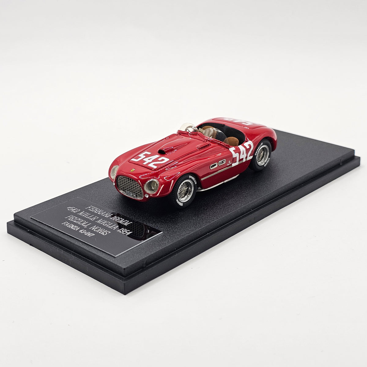 Faenza 43 Ferrari 166 MM #542 Pezzoli / Moioli "Noris" Mille Miglia 1954 1/43 Scale