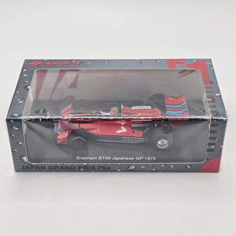 Spark Brabham BT45 No.7 Larry Perkins 1976 Japanese F1 Grand Prix 1/43 Scale