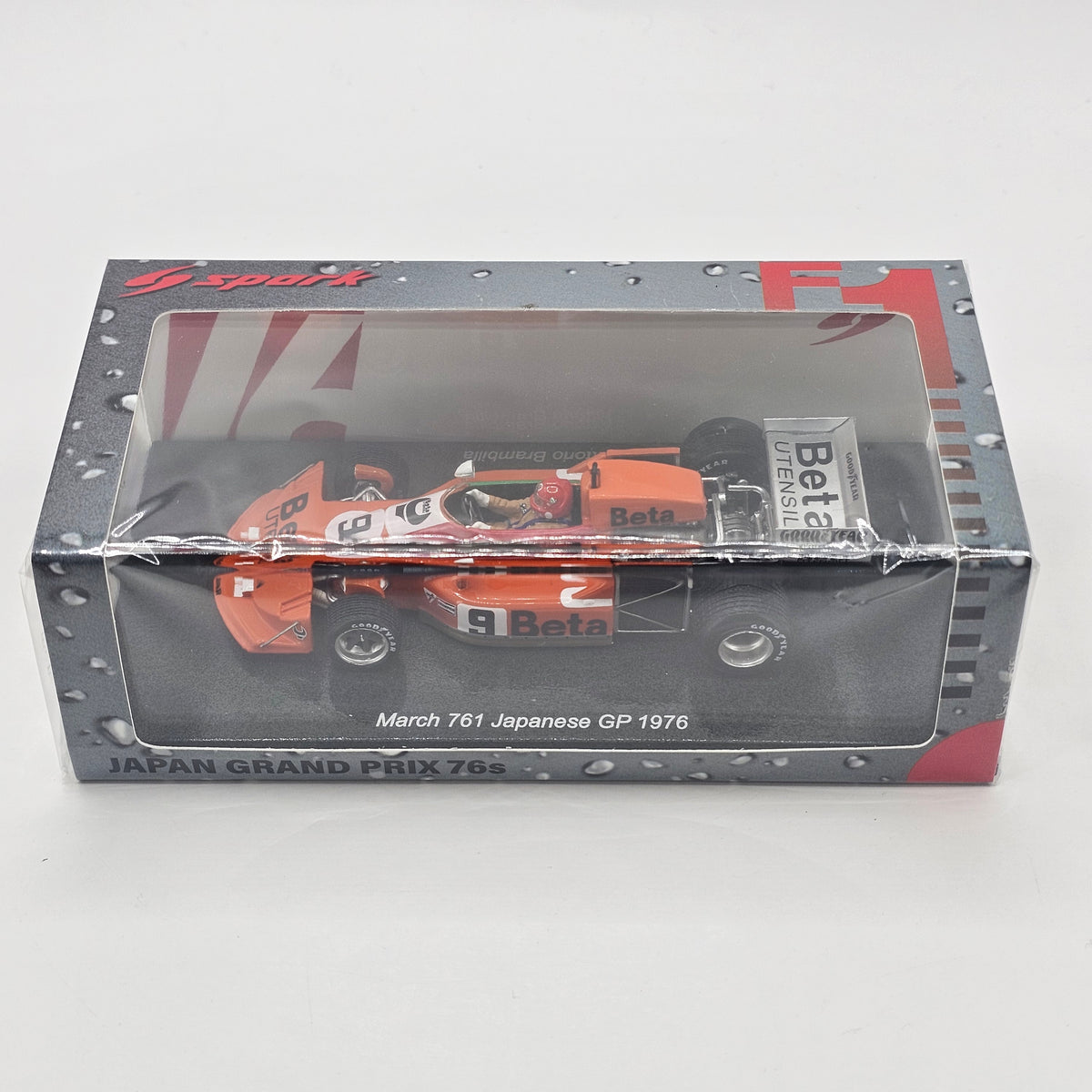 Spark March 761 #9 Vittorio Brambilla 1976 Japanese F1 Grand Prix 1/43 Scale