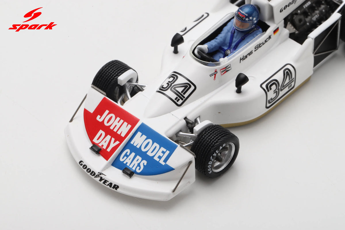 Spark March 961 #34 Hans Stuck 1976 Japanese F1 Grand Prix 1/43 Scale