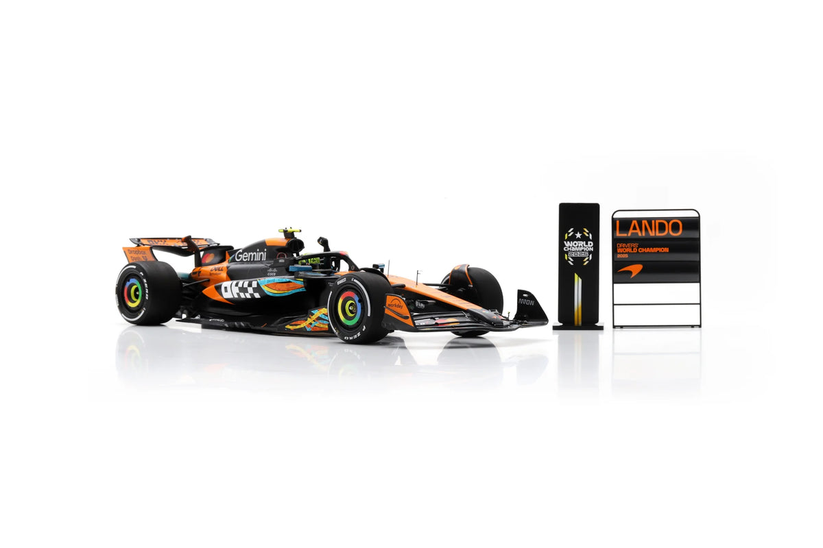 Spark McLaren MCL39 #4 Lando Norris Abu Dhabi F1 GP 2025 F1 Champion 1/18 Scale 18S1118
