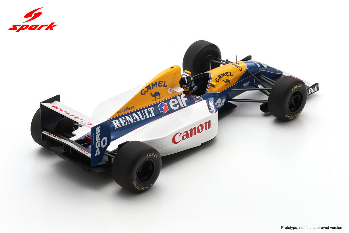 Spark Williams FW15C #0 Damon Hill Winner Italian F1 Grand Prix 1993 1/18 Scale