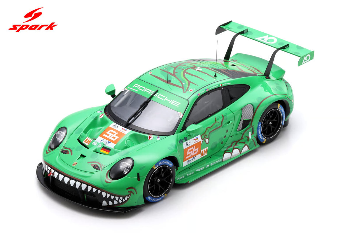 Spark Porsche 911 RSR-19 #56 Project 1 AO "Rexy" 24Hrs Le Mans 2023 1/18 Scale 18S929