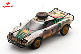 Spark Lancia Stratos HF #7 Lancia Alitalia 3rd Safari Rally 1977 (Dirty Edition) 1/18 Scale