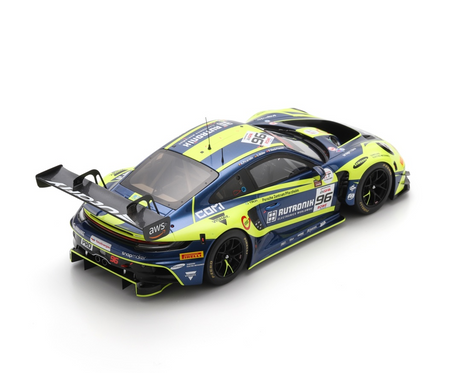 Spark Porsche 911 GT3 R #96 Rutronik Racing Second Place 24Hrs Spa 2025 1/18 Scale